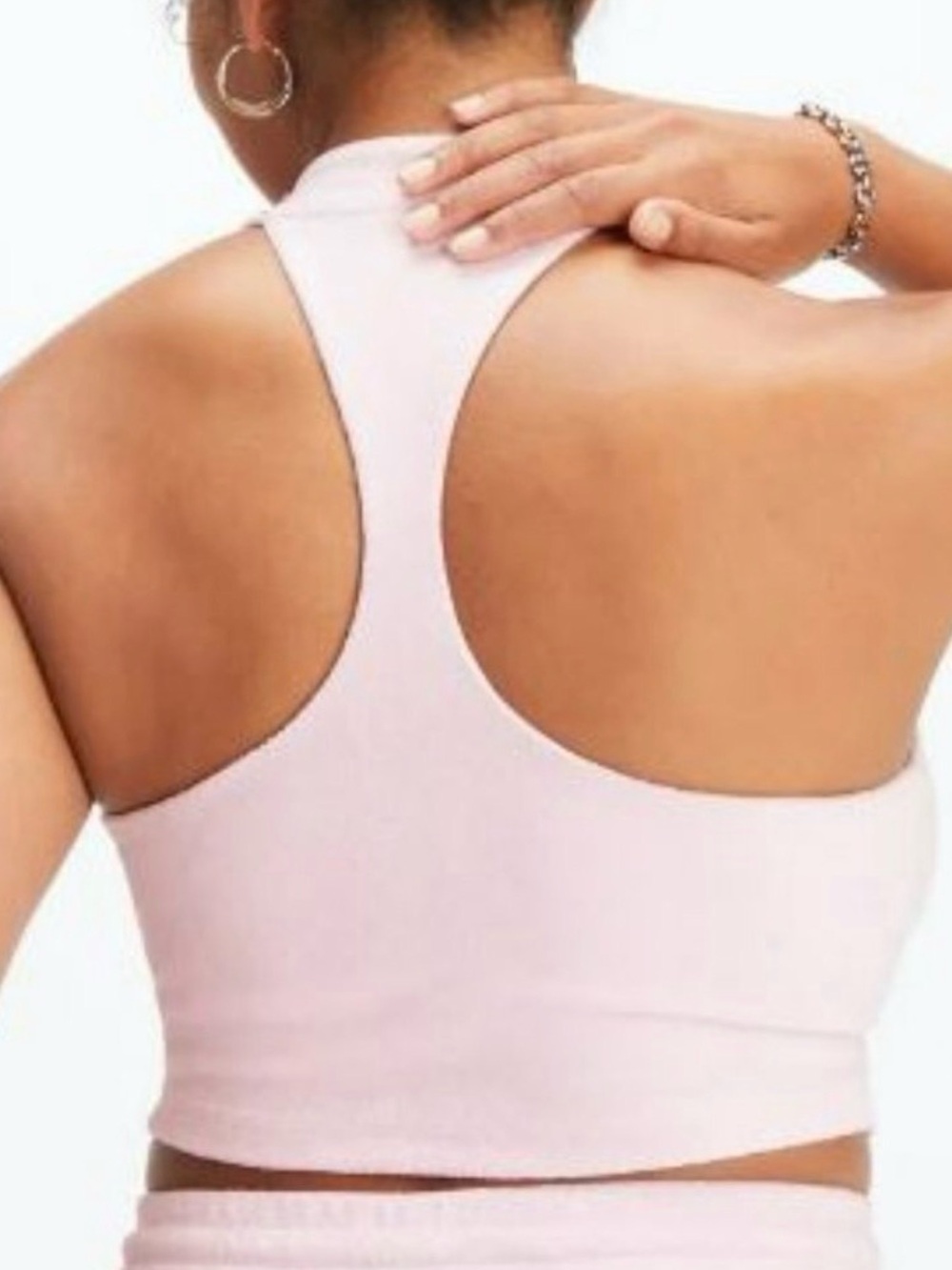 NWT Fabletics Size Large Terry Built-in Bra Tank - Picture 8 of 8